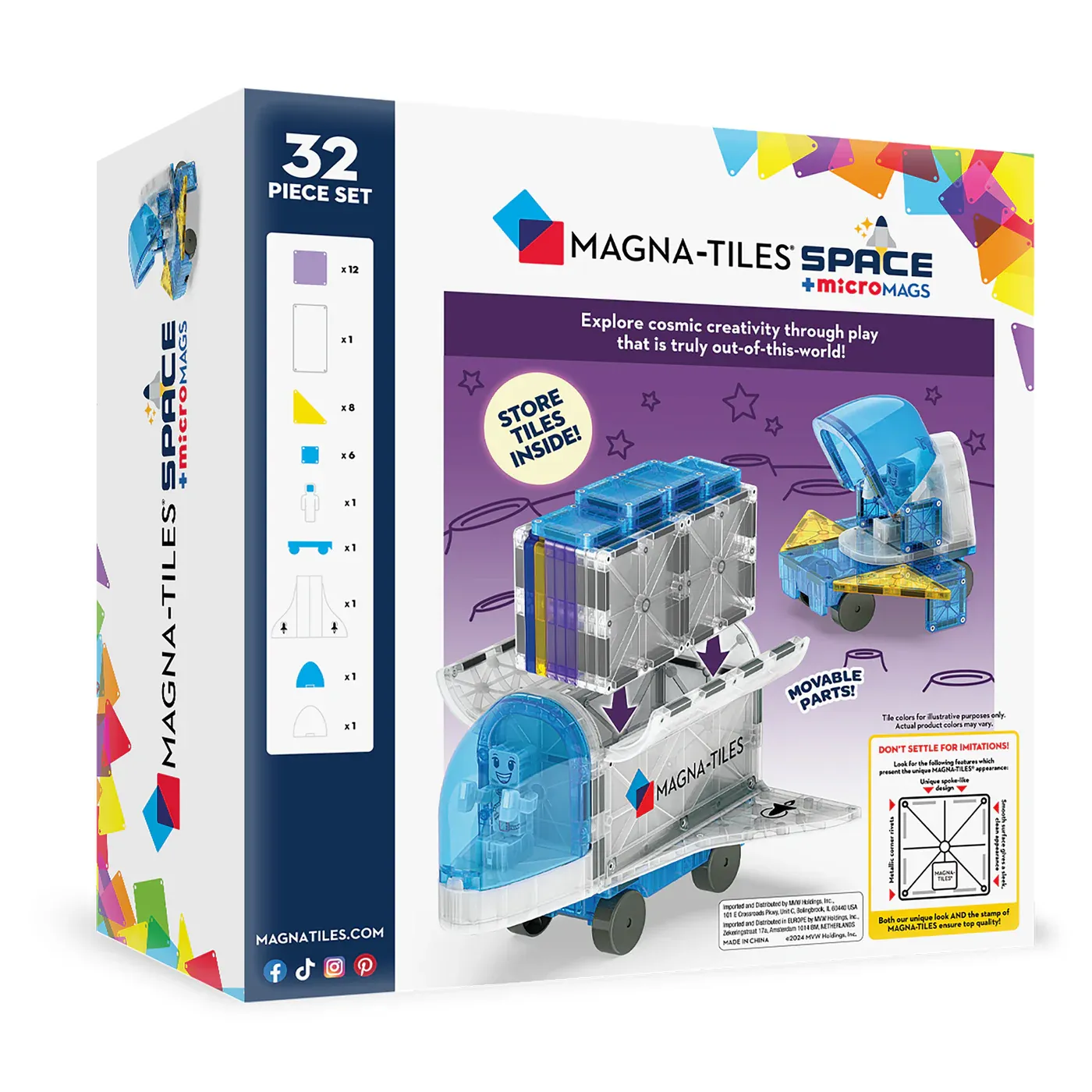 Magna Tiles - Space 32 Piece Set