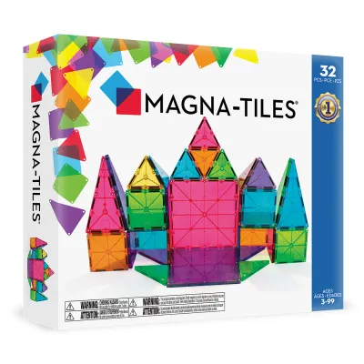 Magna Tiles - Clear 32pc