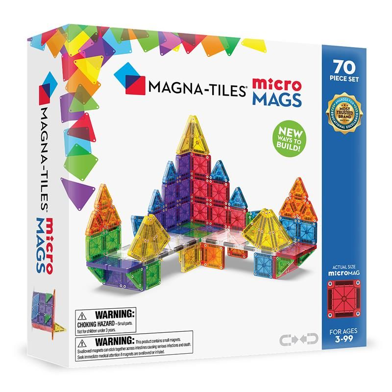 Magna Tiles - MicroMags - 70pc