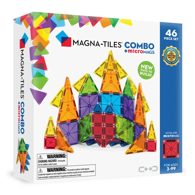 Magna Tiles - MicroMags - 46pc