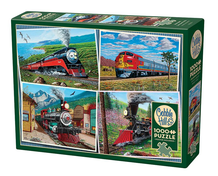 1000pc: Historic Locomotives
