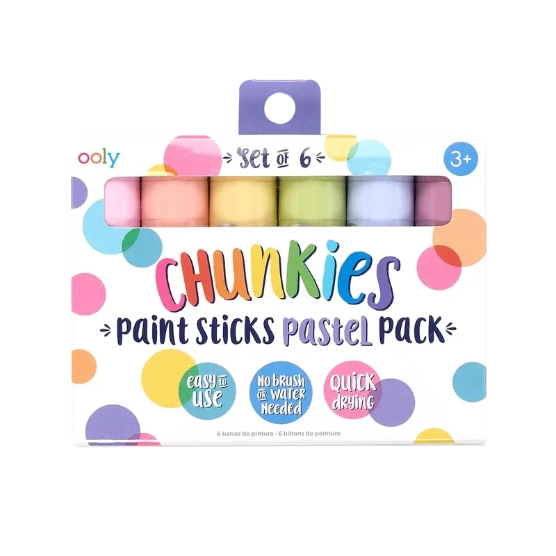 Chunkies Paint Sticks 6 pk - Pastel