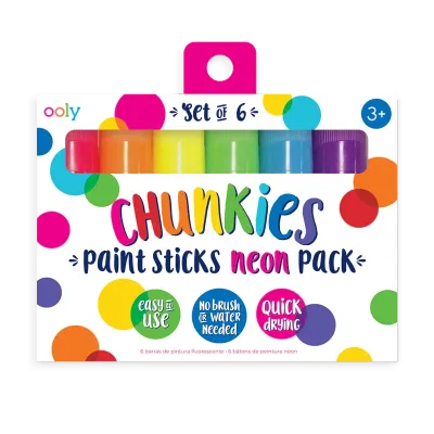 Chunkies Paint Sticks 6 pk - Neon