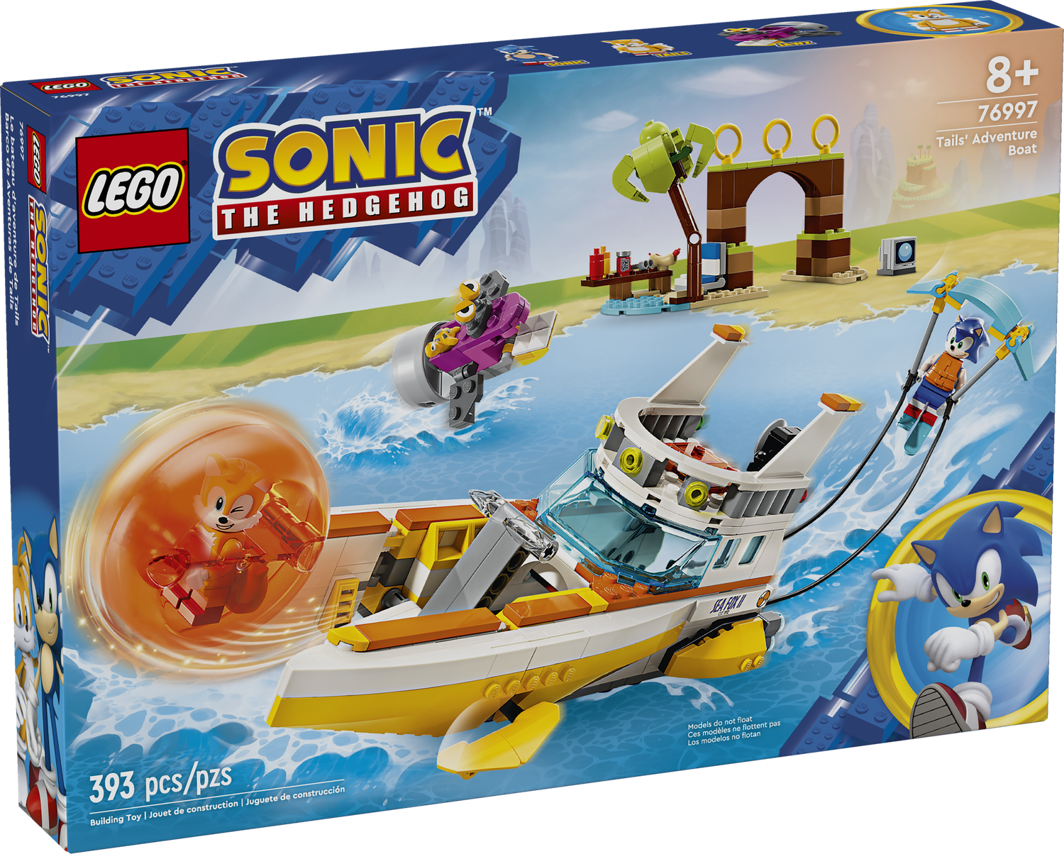 LEGO® SONIC - Tail's Adventure Boat