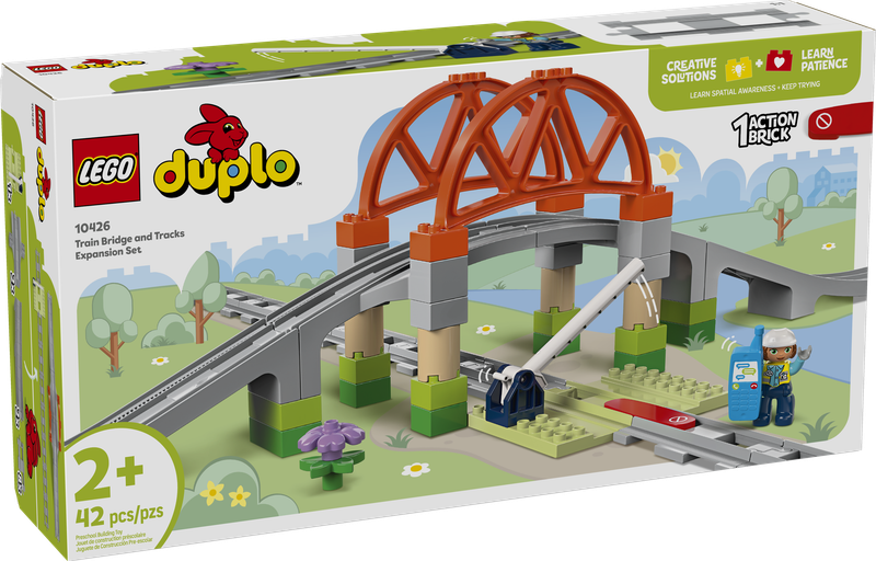 LEGO® DUPLO -  Train Bridge and Tracks Expansion Set