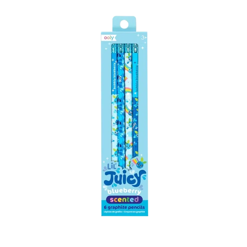 Lil' Juicy Graphite Pencils - Blueberry