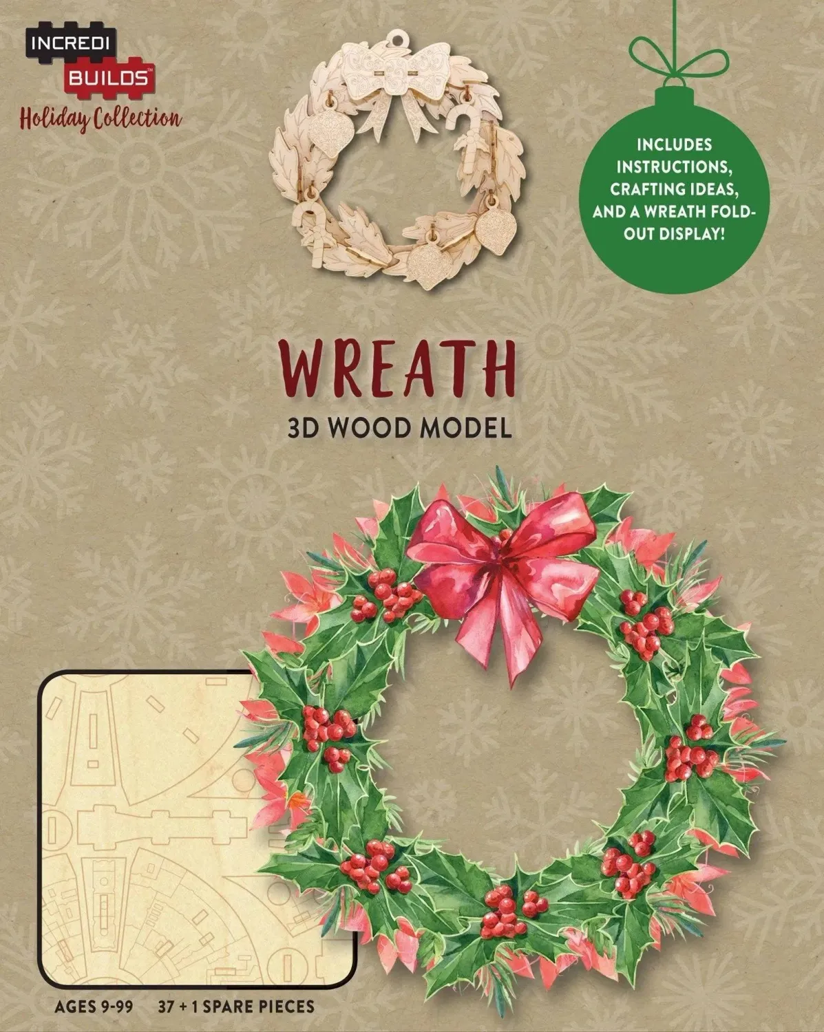Incredibuilds Holiday Collection - Wreath