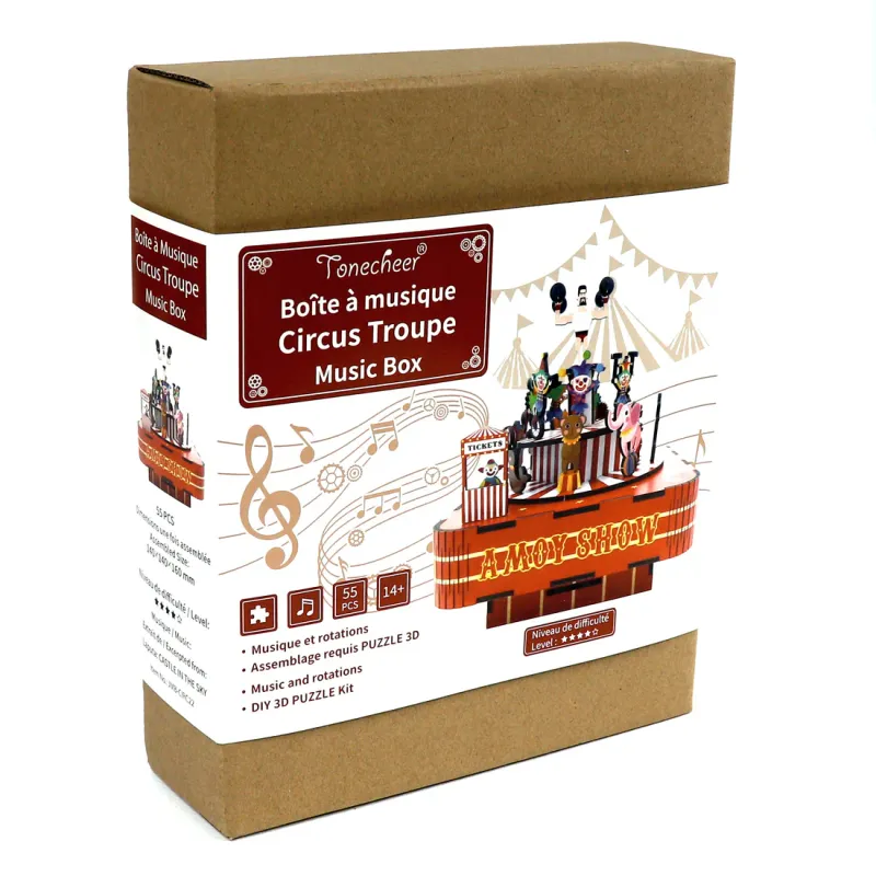 JaCaRou Puzzles - Music Box - Circus Troupe