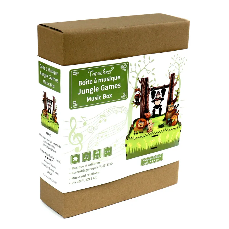 JaCaRou Puzzles - Music Box - Jungle Games