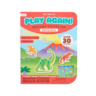 Play Again Reusable Sticker Fun - Dinos