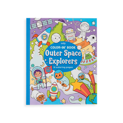 Color-In' Book - Outer Space Explorers