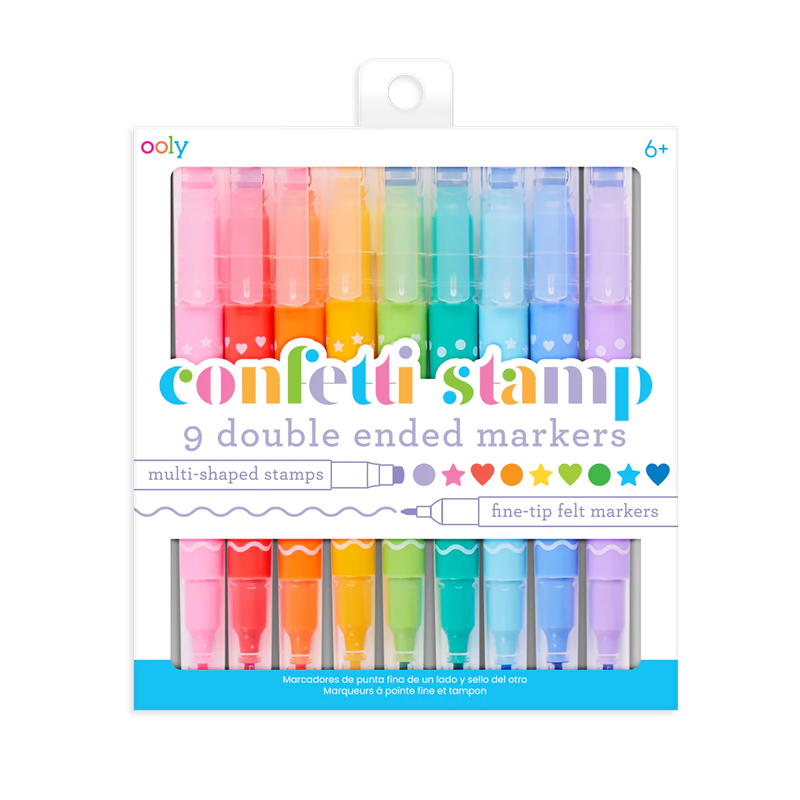 Confetti Stamp Double Markers
