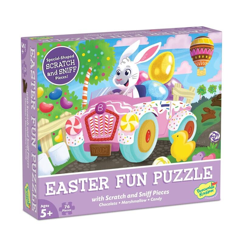 Scratch and Sniff Puzzle - Easter Fun