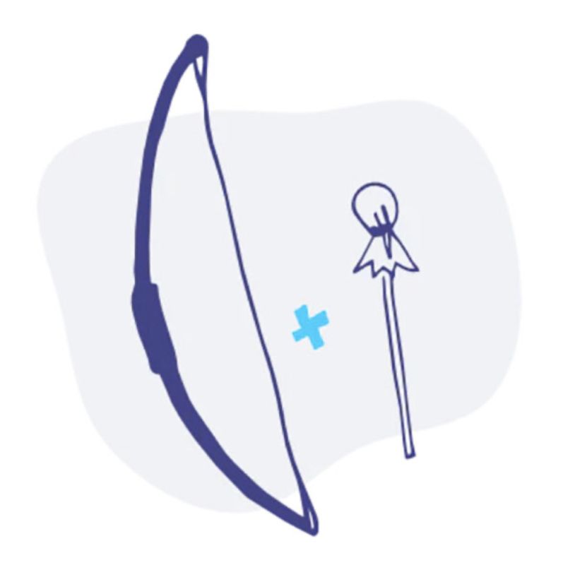 Two Bros Bows Single Bow &amp; Arrow -