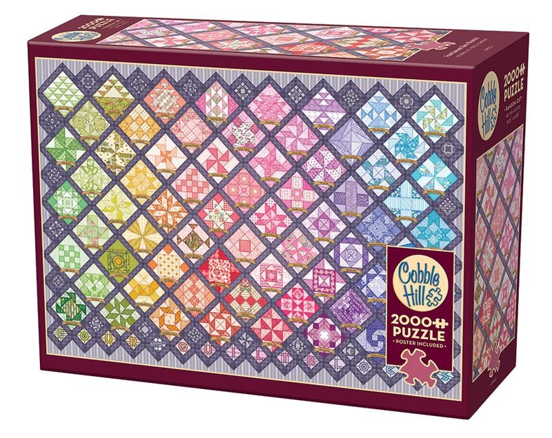 2000pc: Four Square Quilt Blocks
