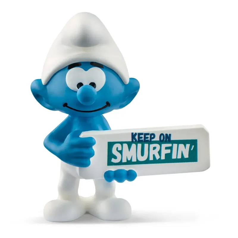 Smurf - Keep on Smurfin' Sign