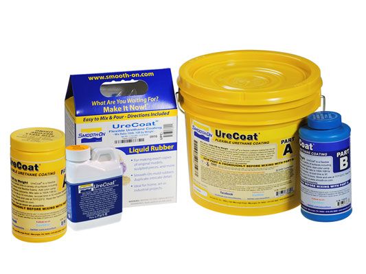Smooth-On - Urecoat Flexible Urethane Rubber Coating