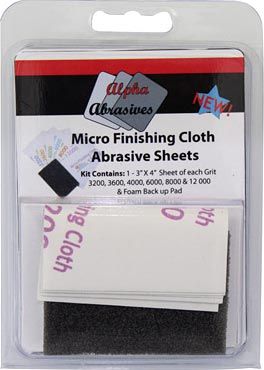 Alpha Abrasives - Micro Finishing Cloth Abrasive Sheets