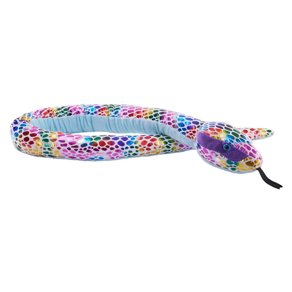 54" Snake - Foilkins Dotted Rainbow