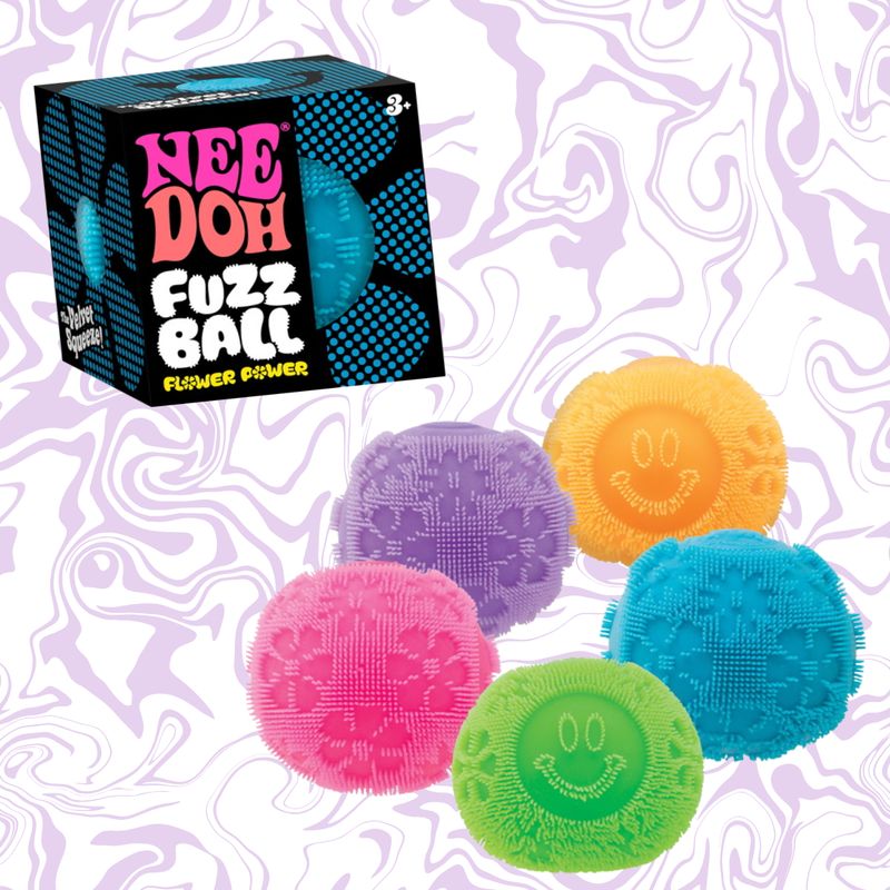 Nee Doh - Fuzz Ball, Flower Power