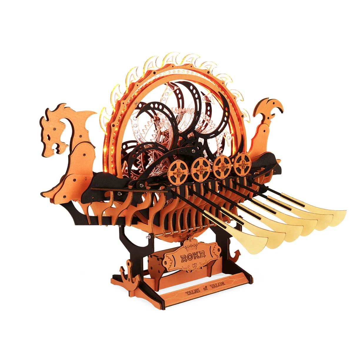 Rolife - 3D Wooden Puzzle - Dragon Boat
