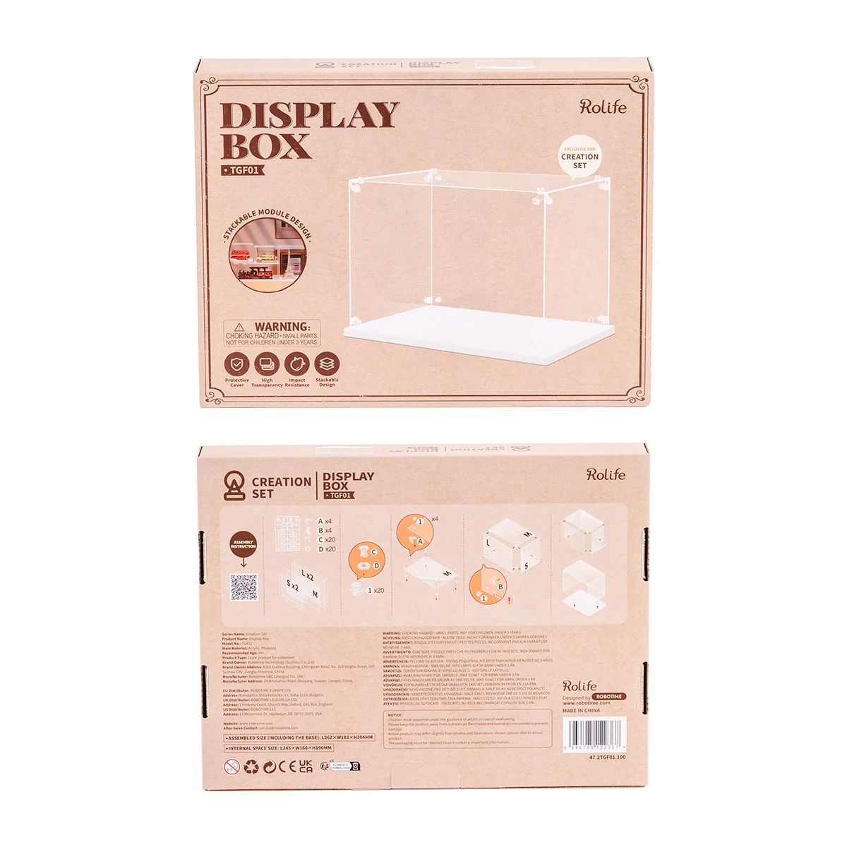 Rolife - Book Nook - Dust Cover Display Box