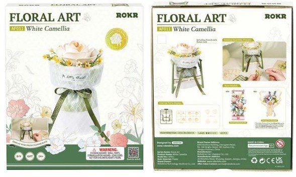 ROKR - Floral Art - White Camellia