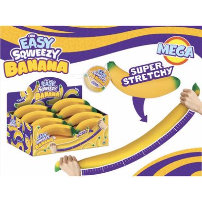 Easy Sqweezy Stretchy - Banana, Large