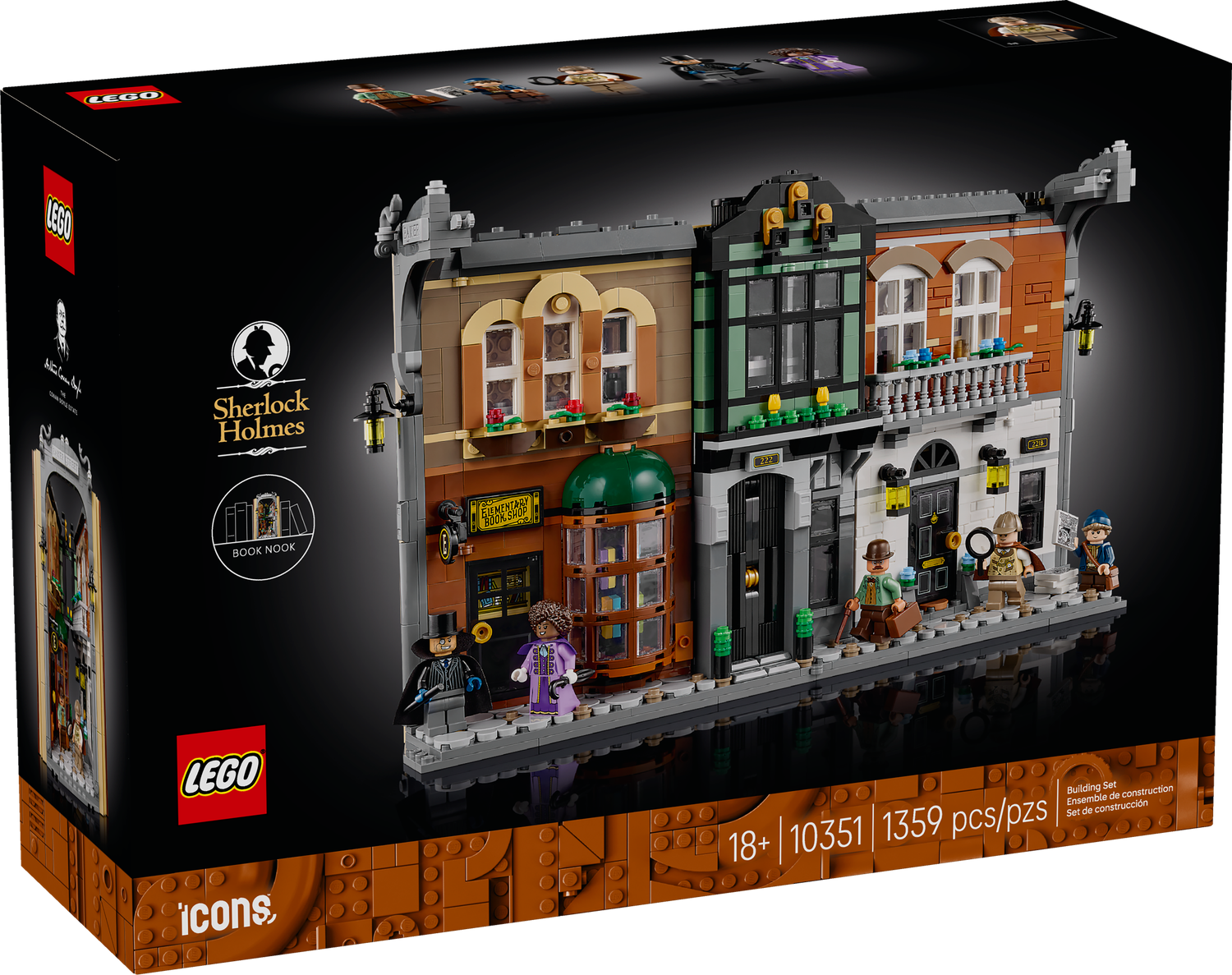LEGO® ICONS - Sherlock Holmes: Book Nook