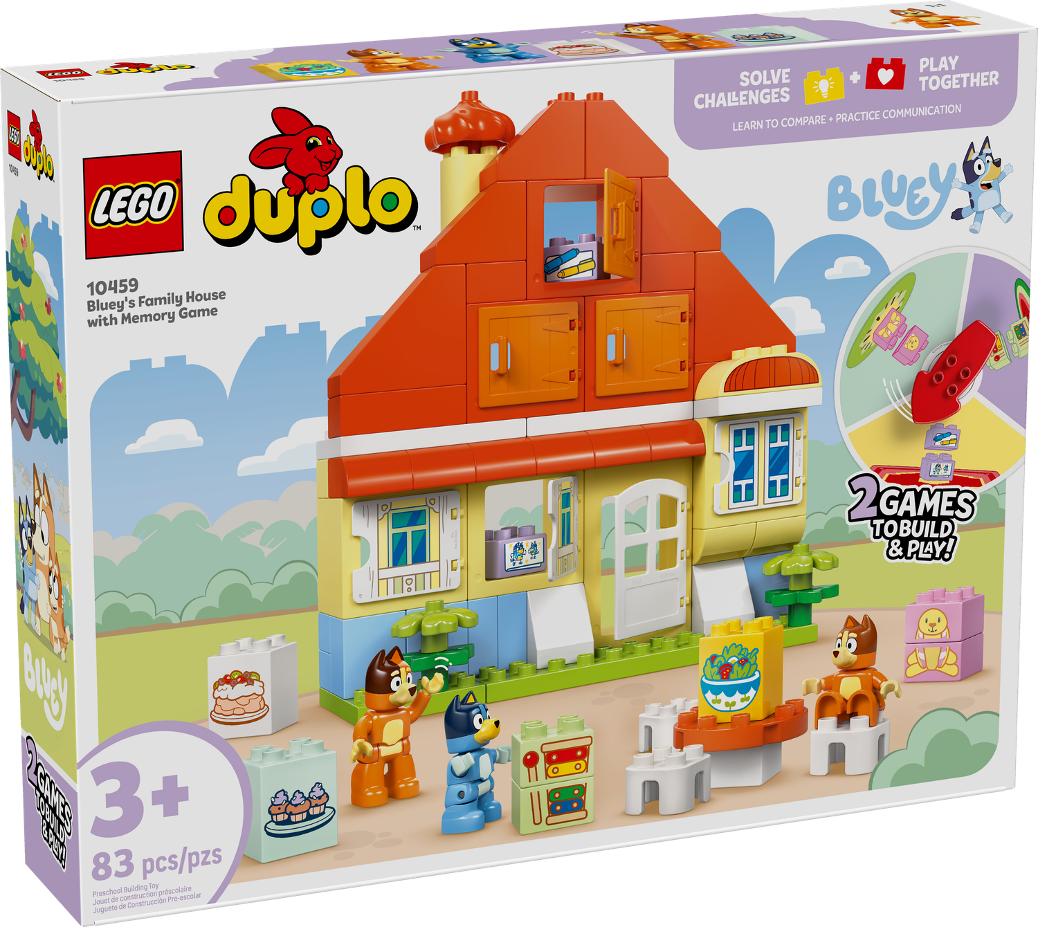 LEGO® BLUEY - Bluey's Family House with Memory Game