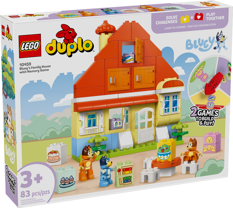 LEGO® BLUEY - Bluey's Family House with Memory Game