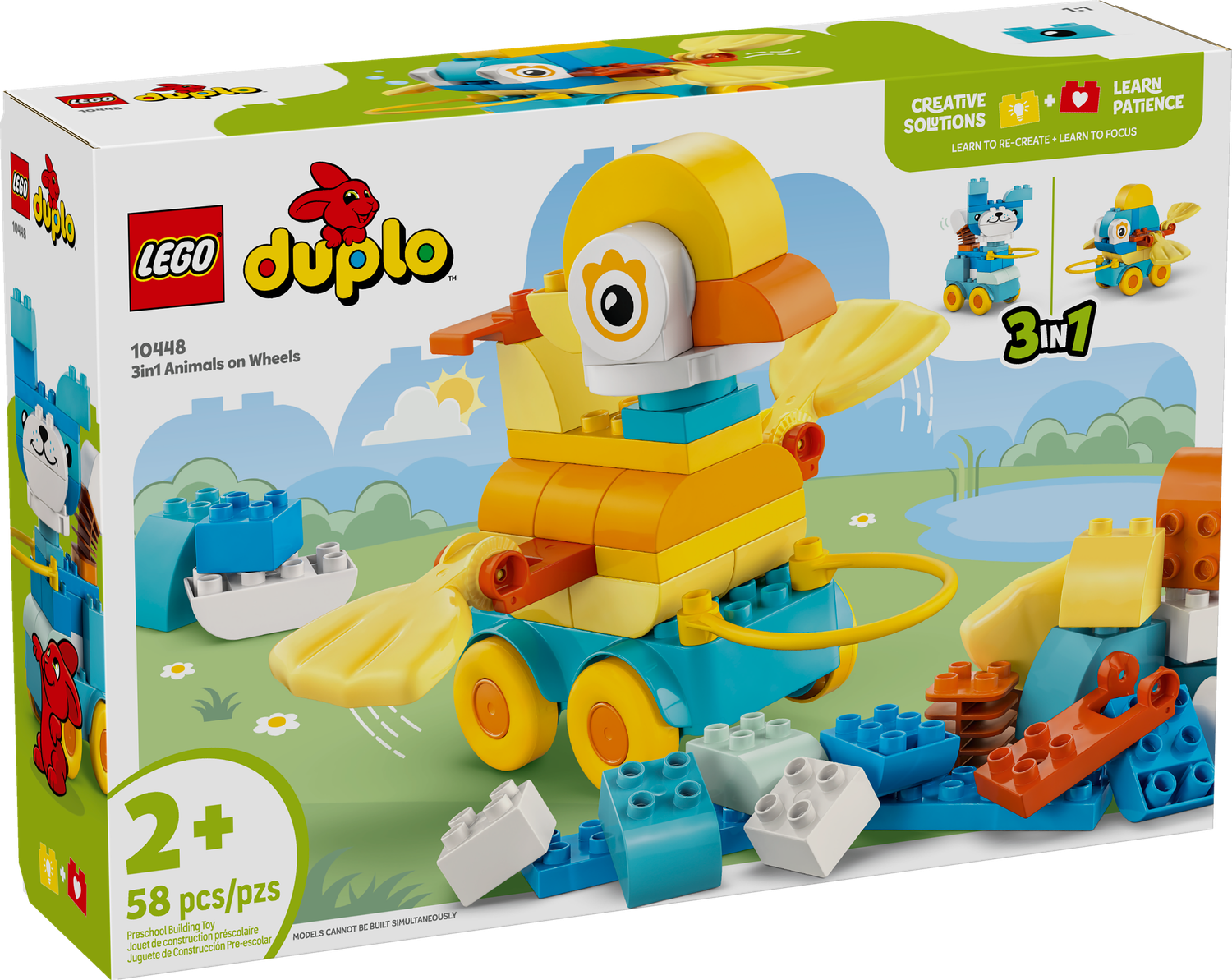 LEGO® DUPLO - 3in1 Animals on Wheels