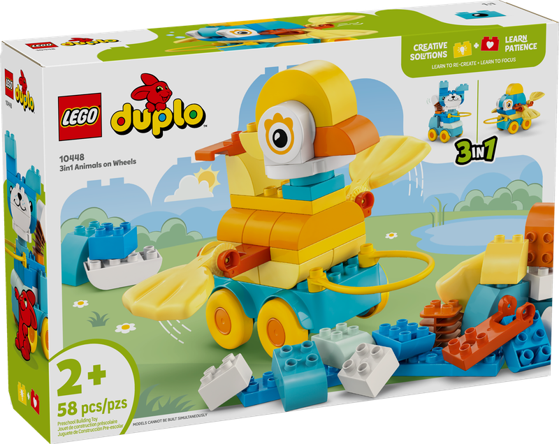 LEGO® DUPLO - 3in1 Animals on Wheels