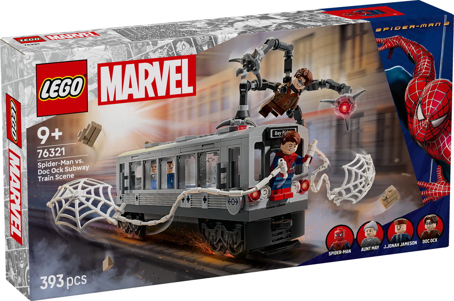 LEGO® MARVEL - Spider-Man vs. Doc Ock Subway Train Scene