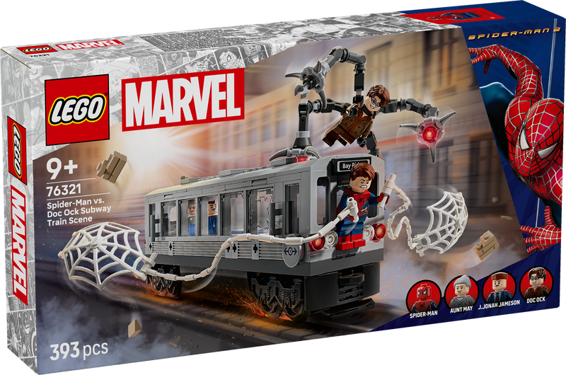 LEGO® MARVEL - Spider-Man vs. Doc Ock Subway Train Scene