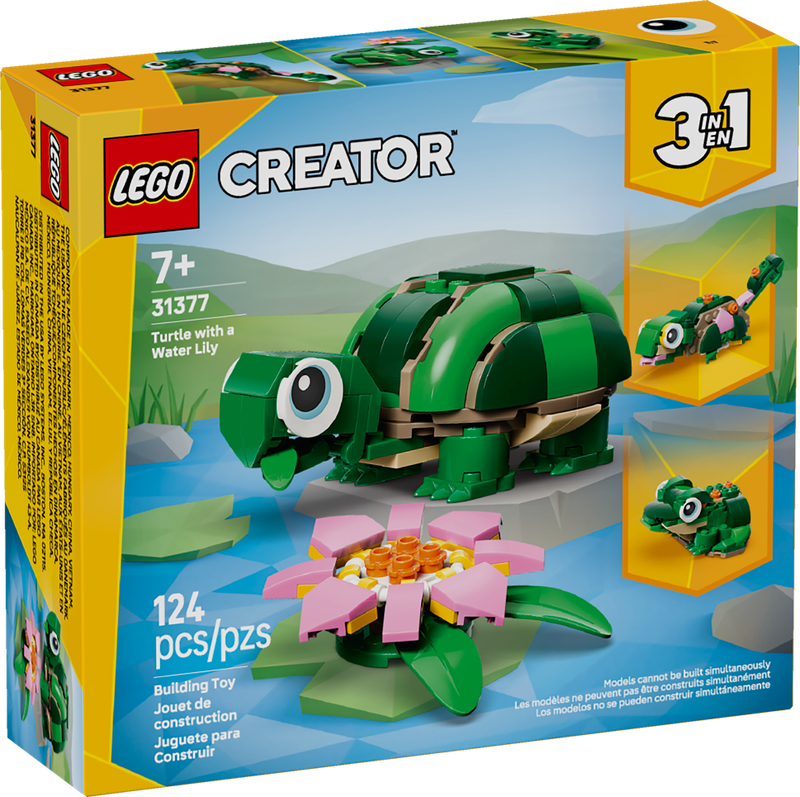 LEGO® CREATOR - Turtle with a Water Lily Flower