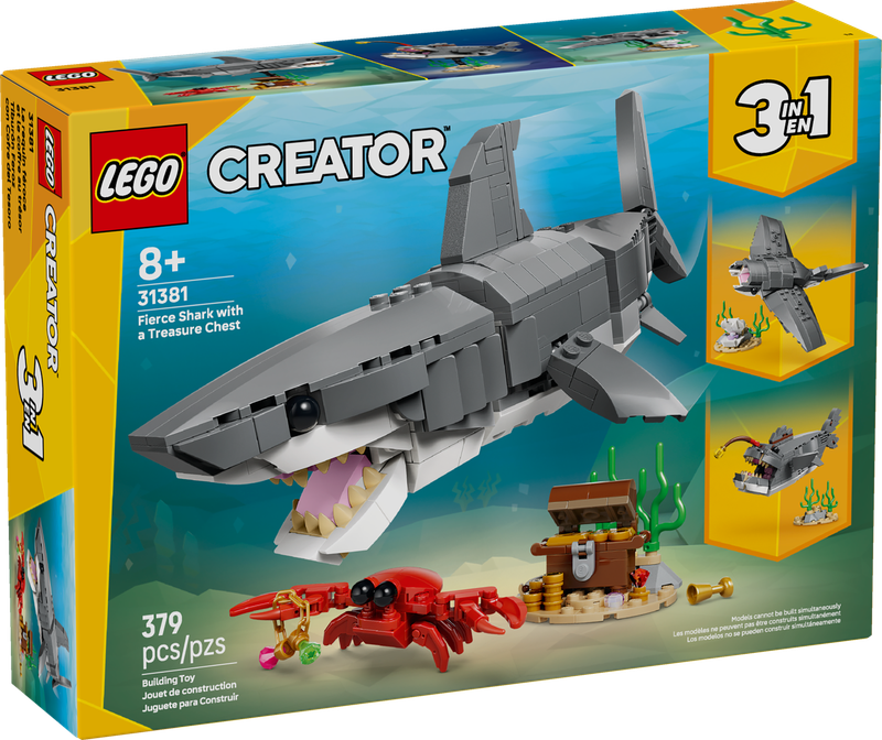 LEGO® CREATOR - Fierce Shark with a Treasure Chest