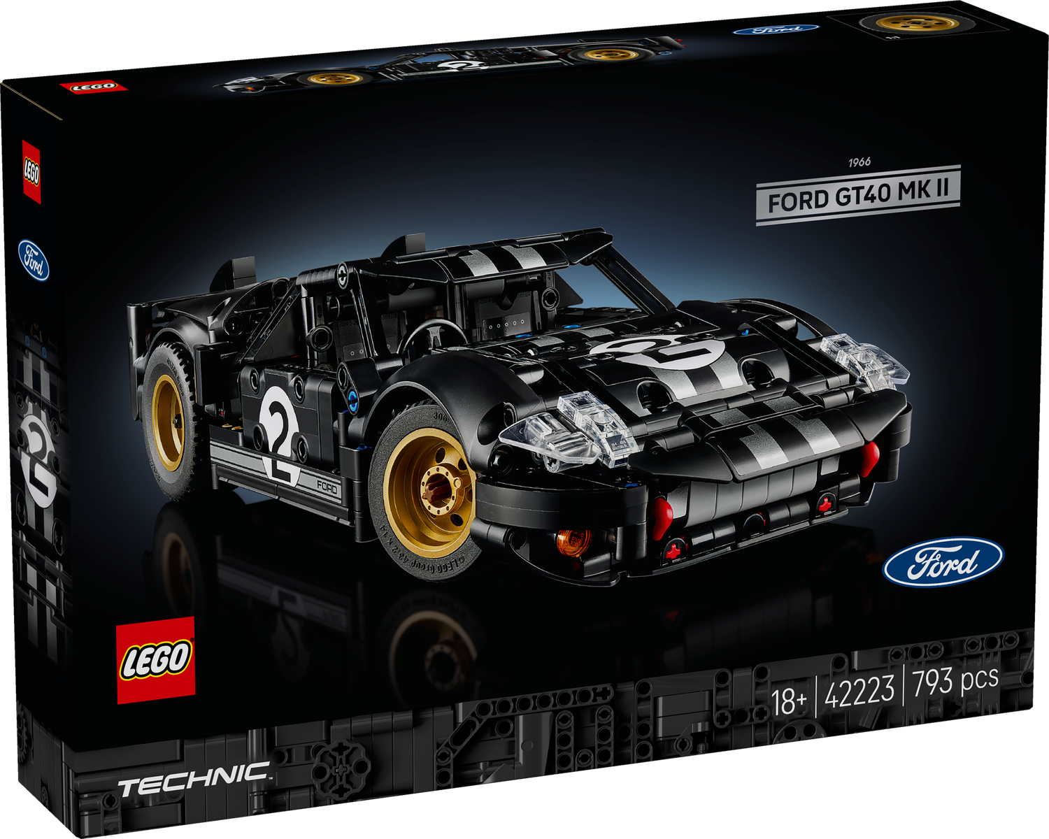 LEGO® TECHNIC - 1966 Ford GT40 MKII Race Car