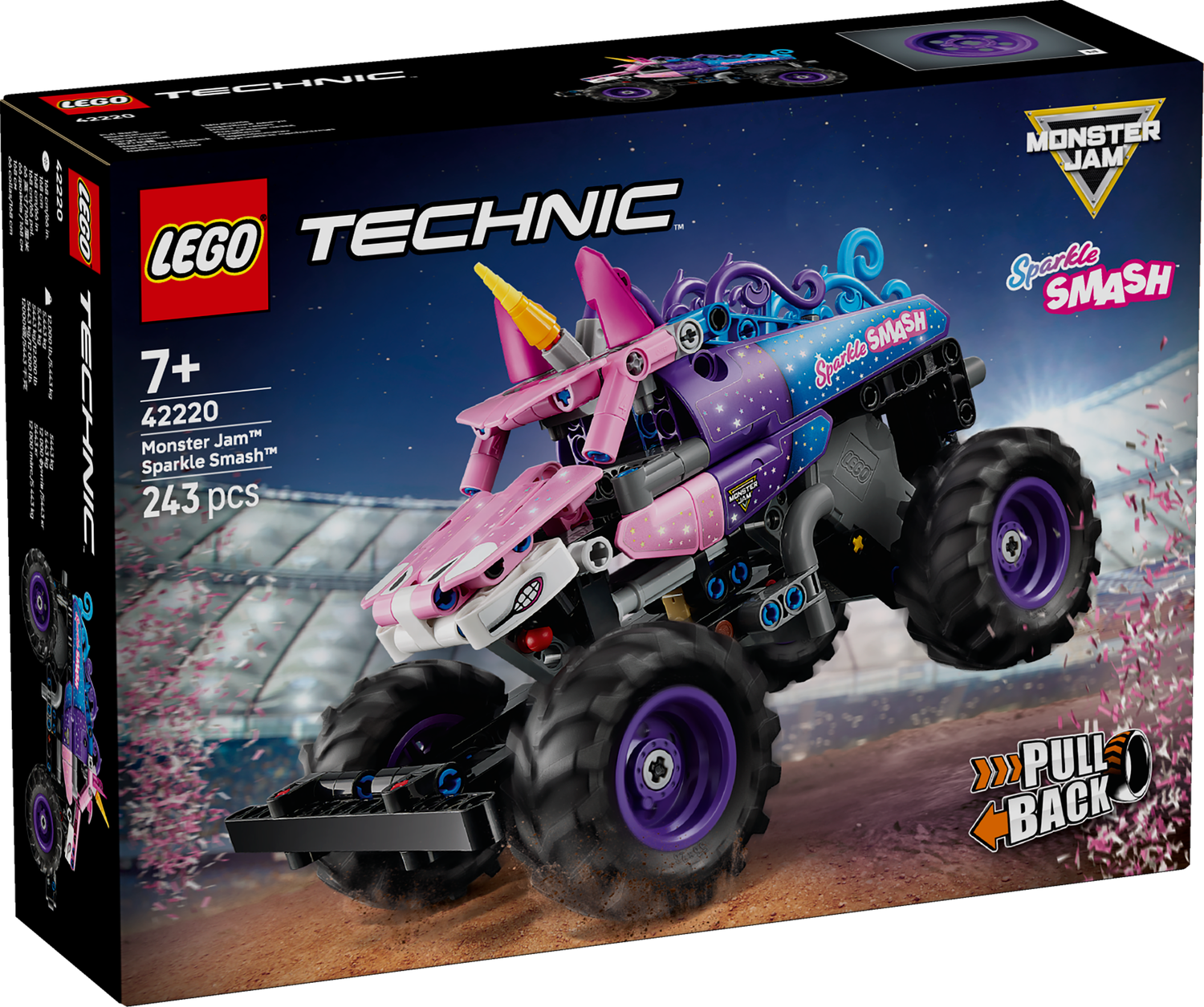 LEGO® TECHNIC - Monster Jam™  Sparkle Smash™ Pull-Back