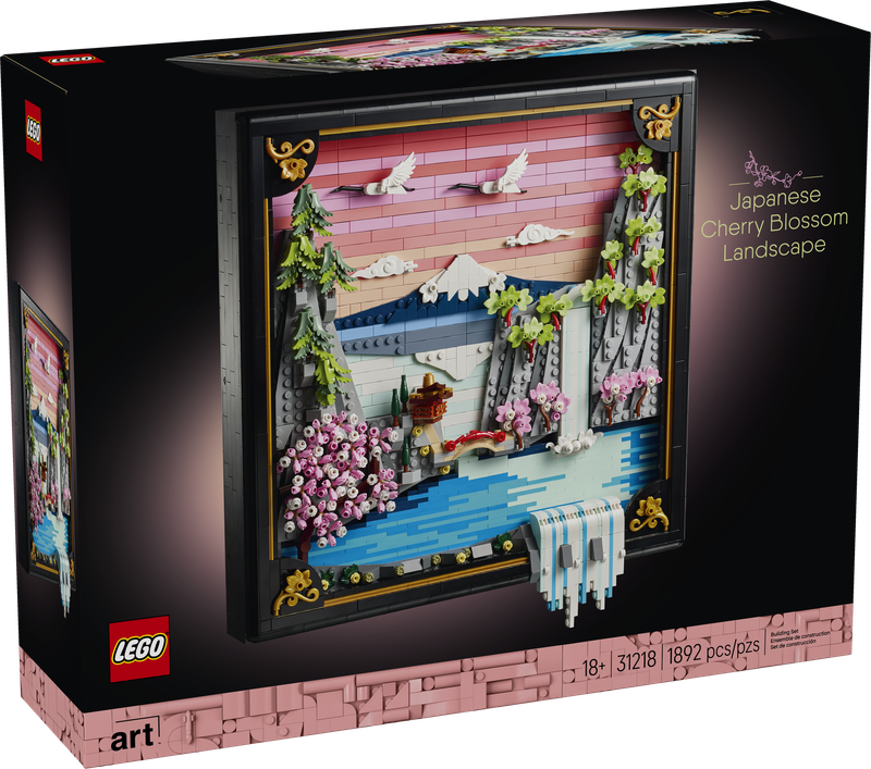 LEGO® ART - Japanese Cherry Blossom Landscape
