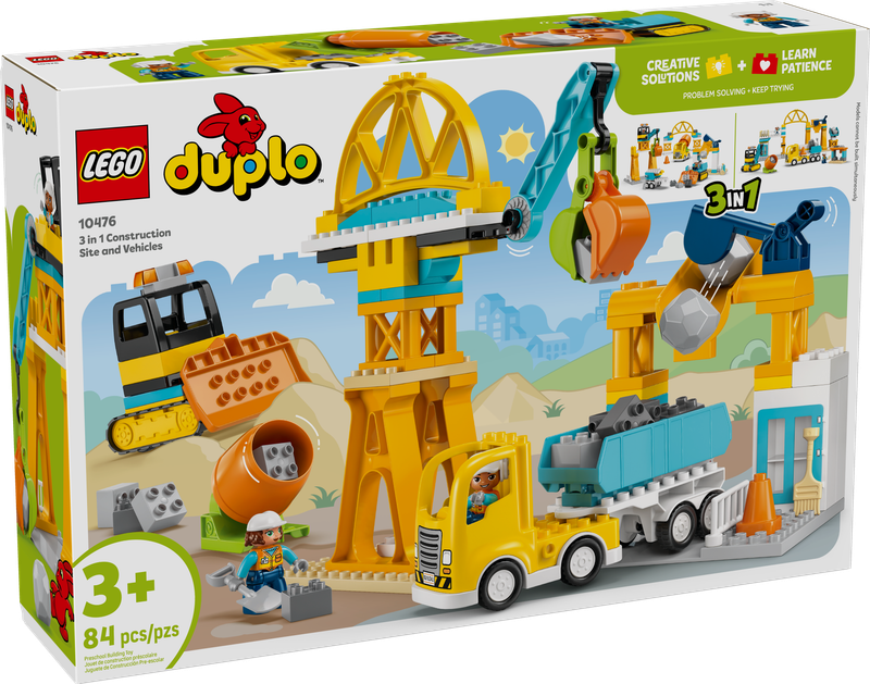 LEGO® DUPLO - 3 in 1 Construction Site and Vehicles