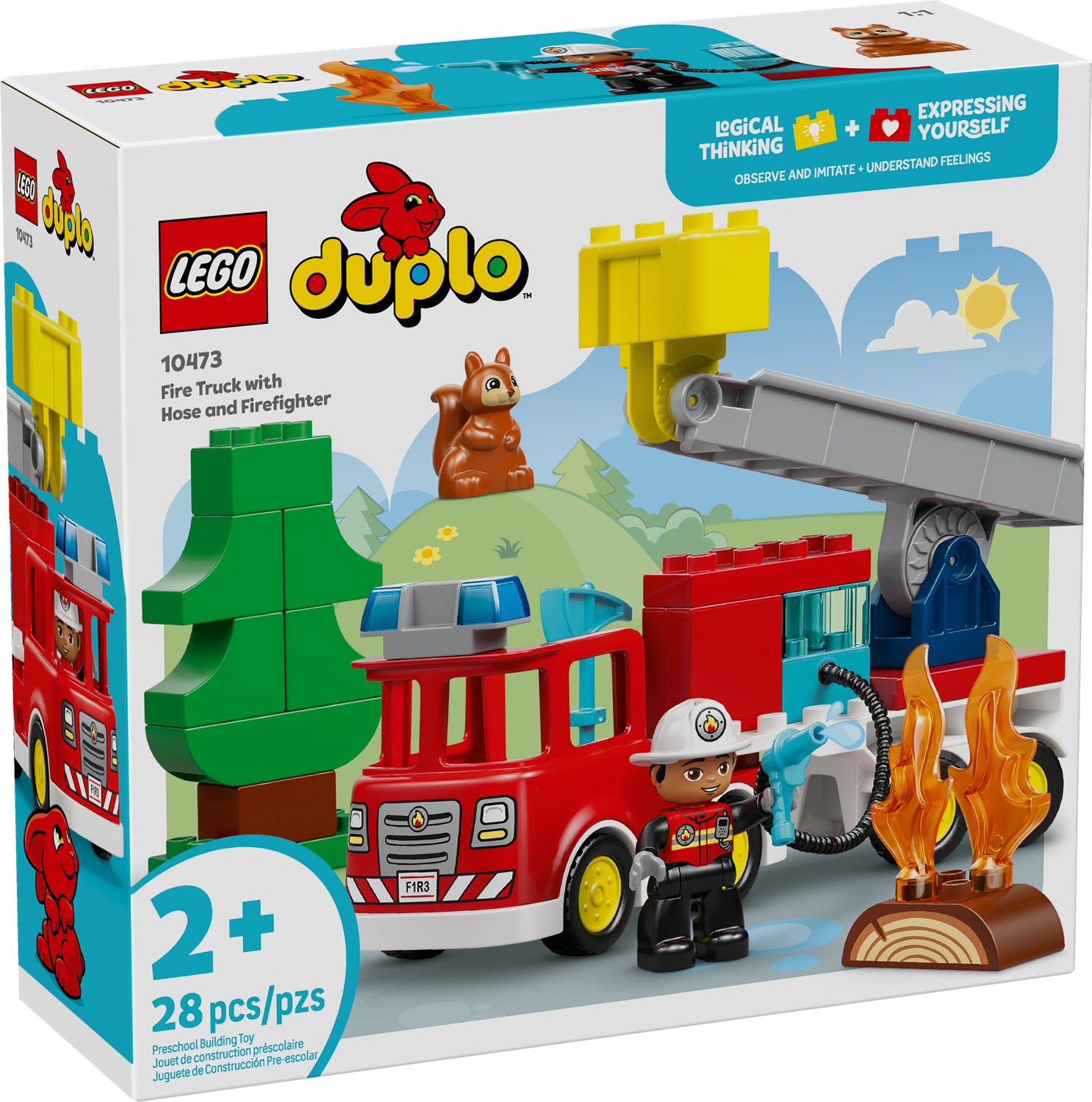 LEGO® DUPLO - Fire Truck with Hose and Firefighter