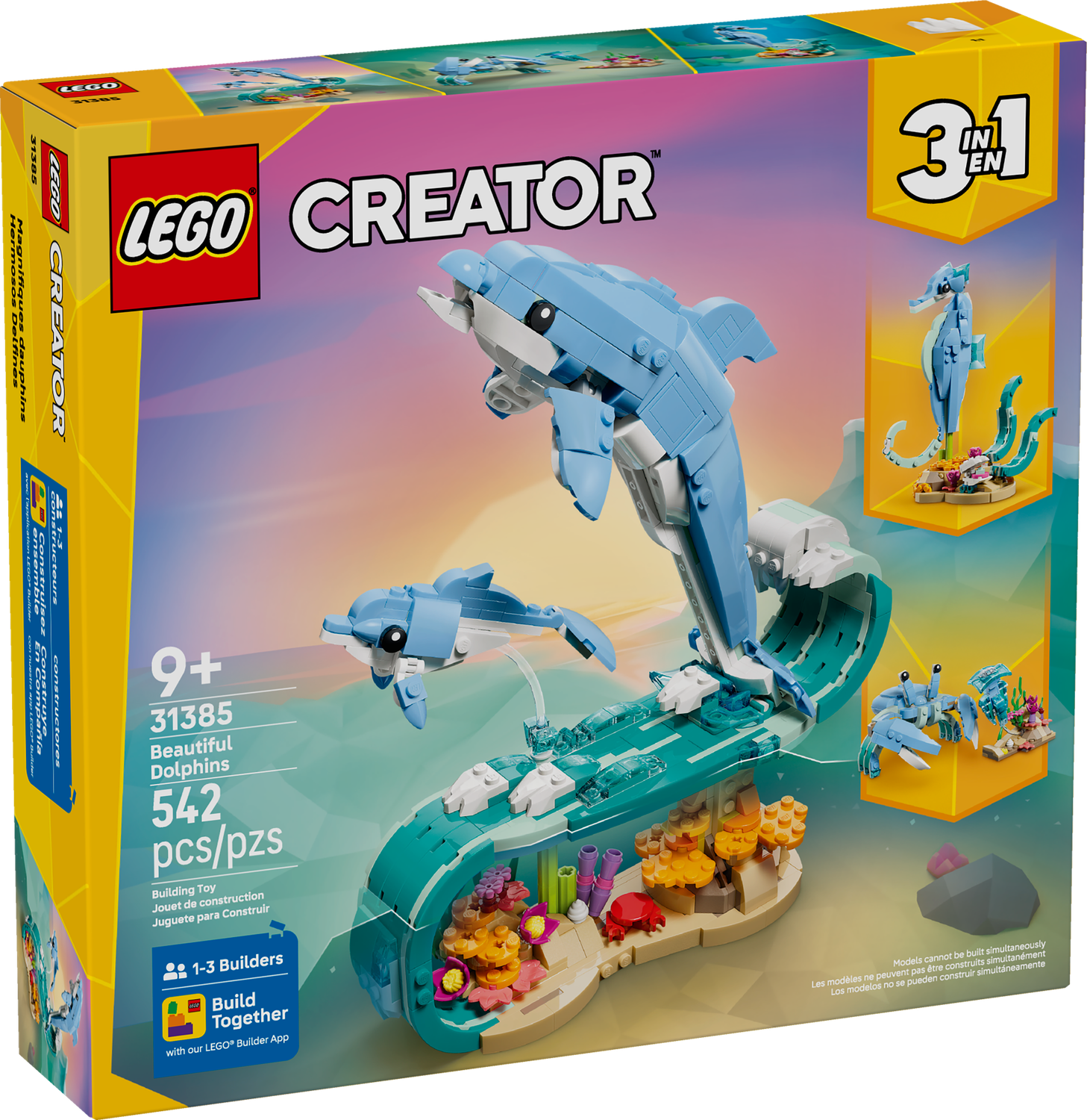 LEGO® CREATOR - Sea Animals: Beautiful Dolphins
