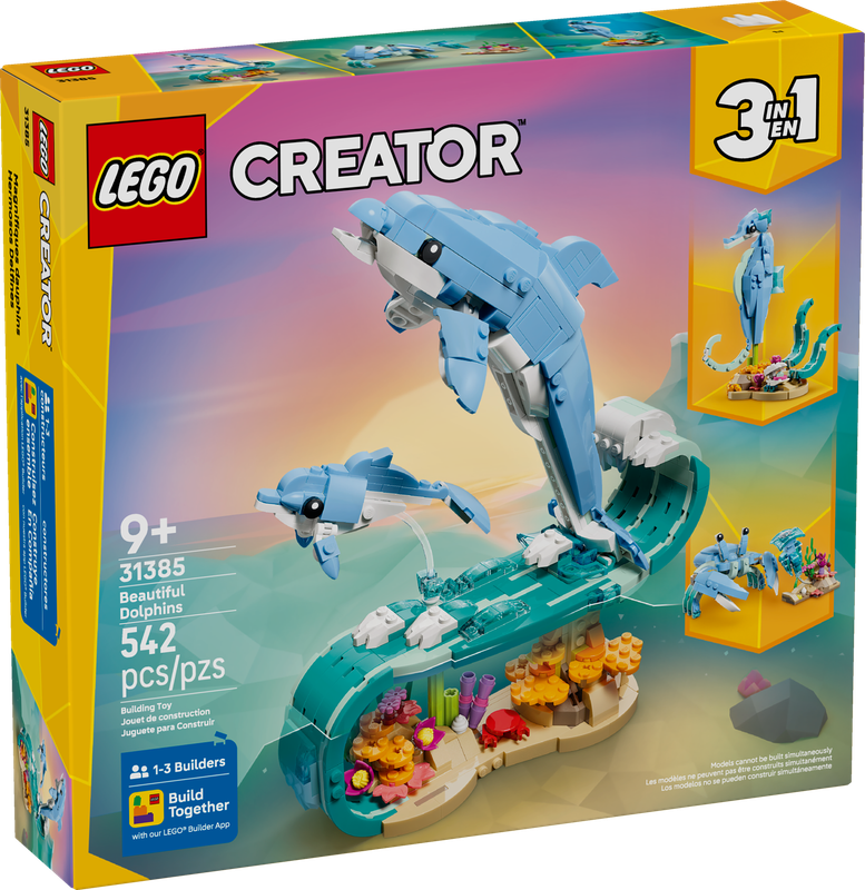 LEGO® CREATOR - Sea Animals: Beautiful Dolphins
