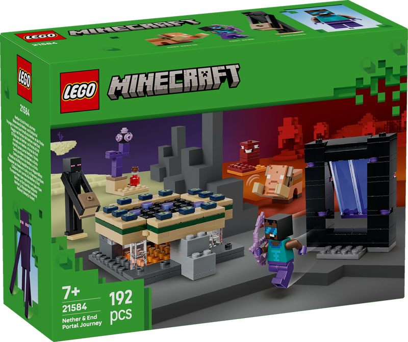 LEGO® MINECRAFT - Nether &amp; End Portal Journey