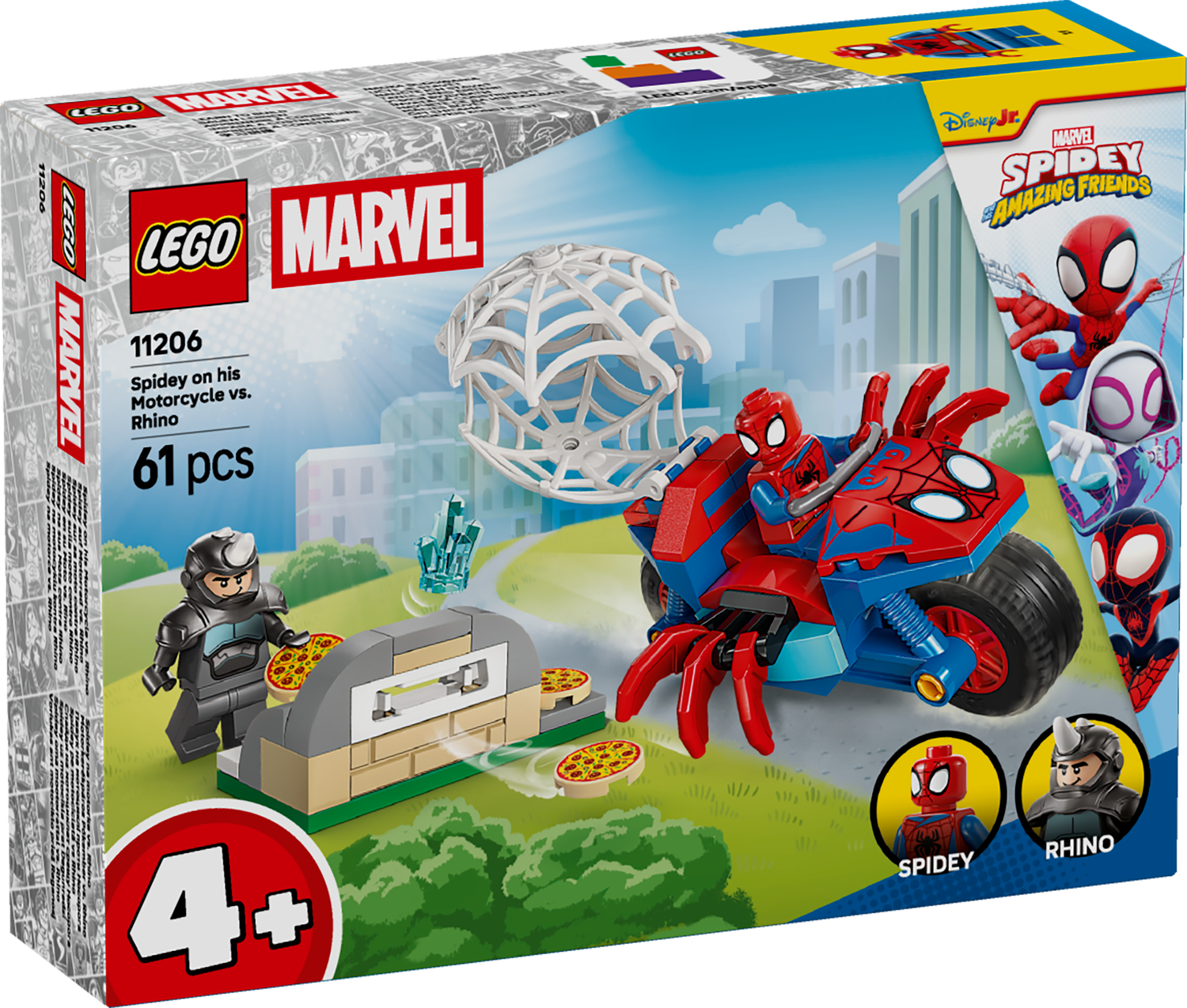LEGO® MARVEL SPIDEY - Spidey on his Motorcycle vs. Rhino
