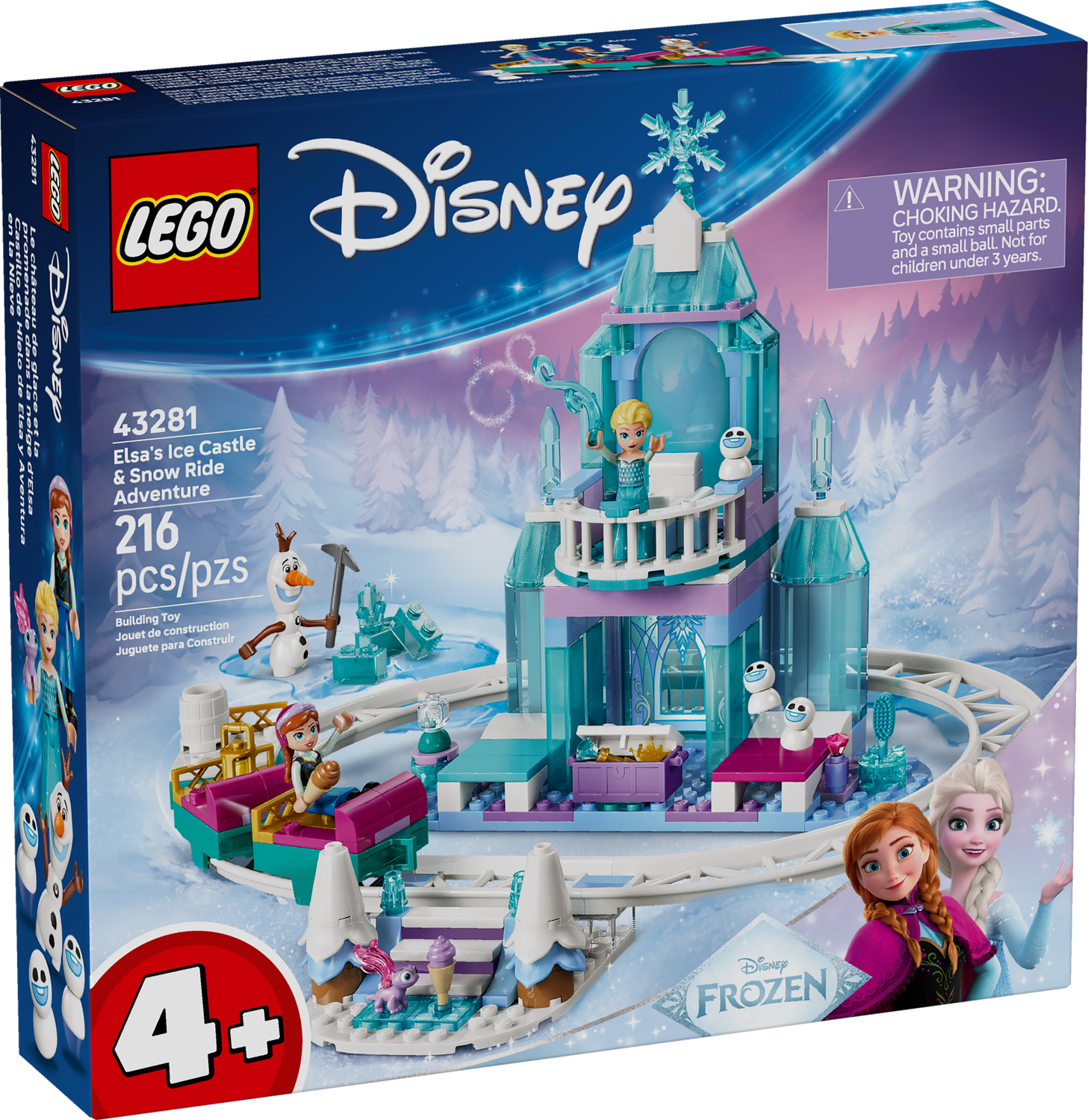 LEGO® DISNEY - Elsa's Ice Castle &amp; Snow Ride Adventure