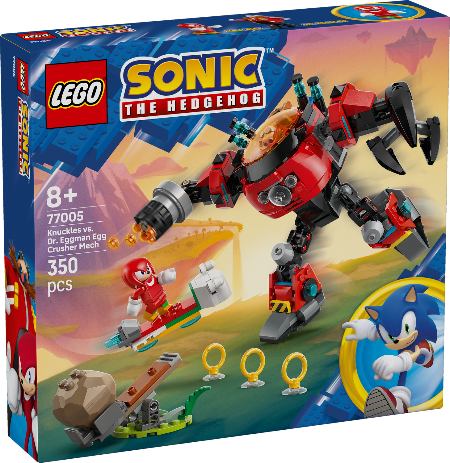 LEGO® SONIC - Knuckles vs. Dr. Eggman Egg Crusher Mech