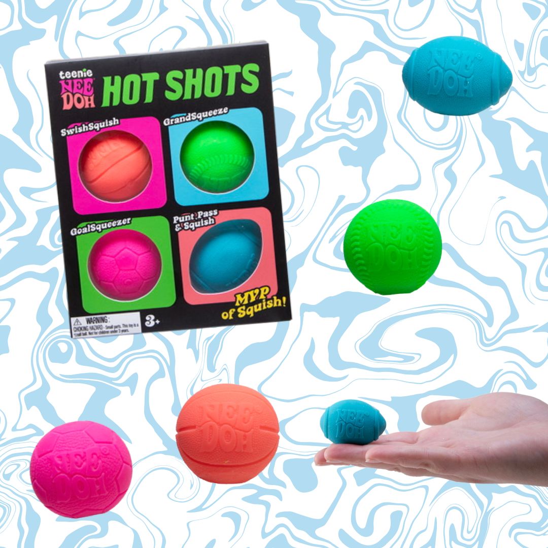 Nee Doh - Teenie 4pk - Hot Shots