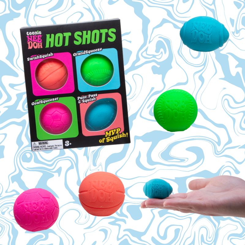 Nee Doh - Teenie 4pk - Hot Shots